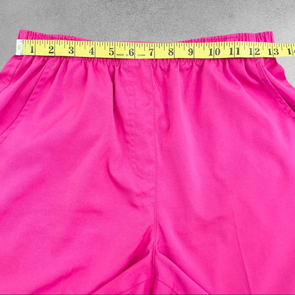VINTAGE | 1980’s Neon Hot Pink High Waisted Retro Shorts - Picture 6 of 8